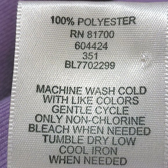 Orchid Button Front Lined Blazer SZ 14 by Blair - Picture 8 of 8